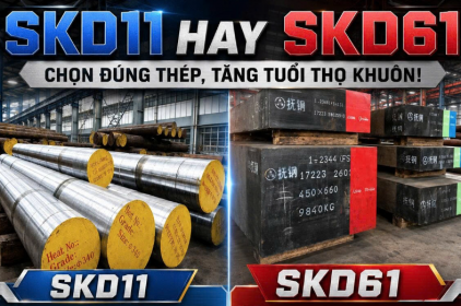 Thép SKD11 và SKD61: So sánh đặc tính, ứng dụng và cách lựa chọn
