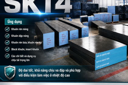 Thép SKT4 Có Gì Đặc Biệt? Vì Sao Được Ưa Chuộng Cho Khuôn Rèn, Khuôn Dập Nóng?