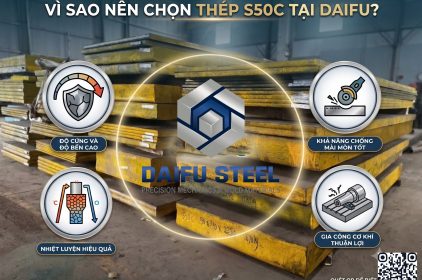 Thép S50C – Lý do nên chọn và ứng dụng phổ biến trong cơ khí